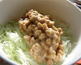 女性のための超定番✿レンジでキャベツ納豆作り方4写真