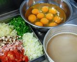 スパニッシュ出汁巻き♪作り方1写真