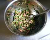 水餃子入り春雨スープ作り方3写真