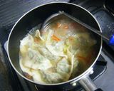 水餃子入り春雨スープ作り方7写真