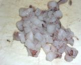 イカのわた入りのミンチ詰め筒煮作り方3写真