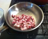 【シンプルパスタ】カルボナーラ作り方1写真