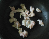 とり皮とにんじんのみそ炒め作り方3写真