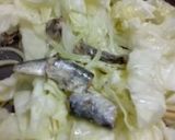 きゃべつとアンチョビのトマトソースパスタ作り方4写真