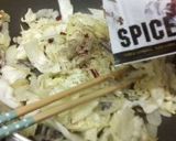きゃべつとアンチョビのトマトソースパスタ作り方5写真