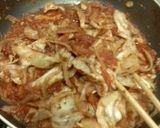 きゃべつとアンチョビのトマトソースパスタ作り方7写真