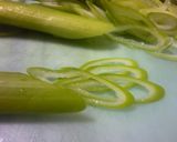 筍と白葱のラー油風味おつまみ作り方2写真
