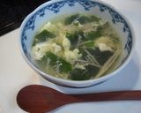 ホタテとわかめの卵スープ♪作り方8写真