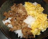 ブロック豚から二色丼作り方2写真