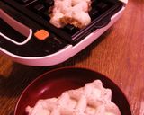 お餅新発見！続編　✜豚まんモッフル✜　作り方4写真