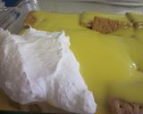 簡単デザート　エクレアケーキ　アメリカ作り方2写真