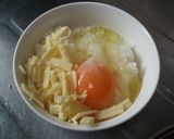 マヨ必須★レンジで納豆卵チーズおじや作り方1写真
