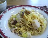 パパッとフライパンひとつで1人パスタ♪作り方5写真