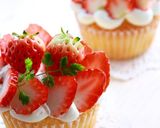 ✿私の可愛いふんわりカップケーキ✿作り方10写真
