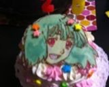 デコ☆ピンク生クリームショートケーキ作り方6写真