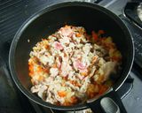 豚肉とキノコのカレー作り方3写真