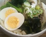 寒い季節に☆生姜たっぷり 鶏塩うどん作り方5写真