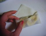 チョコバナナ春巻き作り方4写真