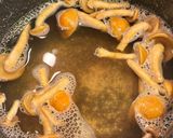 大なめことツルムラサキの味噌汁作り方4写真