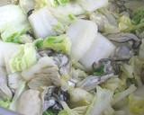簡単♪　牡蠣と白菜の和風煮作り方4写真