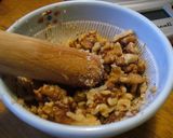 かぼちゃの味噌くるみあえ作り方3写真