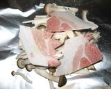 きのこと豚肉のホイル焼き作り方2写真