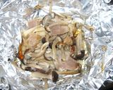 きのこと豚肉のホイル焼き作り方3写真