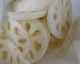 レンコンの肉詰め～鶏ミンチであっさりと～作り方1写真