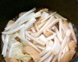 自炊初心者へ♪白菜とお揚げの炊いたん作り方5写真