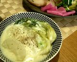 簡単・青梗菜とかぶのとろ～り牛乳煮作り方4写真