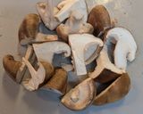 かぼちゃとしいたけのバルサミコ醤油ソテー作り方1写真