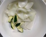 肉無豆腐コク旨クリーミーガパオ味野菜炒め作り方9写真