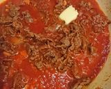 牛肉とアスパラのトマトパスタ作り方3写真