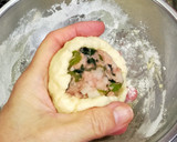 小松菜たっぷりの肉まん(皮はHMで簡単)作り方8写真