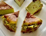 抹茶小豆バスクチーズケーキ♡作り方11写真