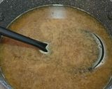 我が家の肉団子入り味噌汁作り方1写真