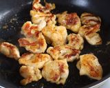 ピリ辛がくせになる♡鶏肉の七味マヨ焼き作り方3写真