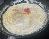 ワンパン！たらこクリームパスタ作り方3写真