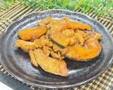 ホクホクかぼちゃと豚肉のとろ〜りチーズ焼き作り方10写真