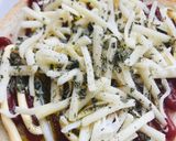 ケチャ＆マヨチーズトースト作り方1写真