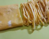 卵１つで誰でも簡単♪　錦糸たまご作り方8写真