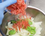 そら豆と干しエビのかき揚げ作り方2写真