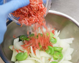 そら豆と干しエビのかき揚げ作り方2写真