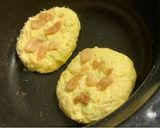 千切りキャベツと絹豆腐のお好み焼き作り方4写真