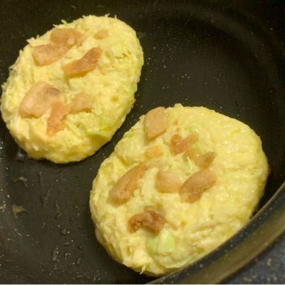 千切りキャベツと絹豆腐のお好み焼き by お蜜です 【クックパッド