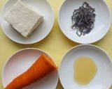 レンチン！人参と豆腐の塩昆布和え作り方1写真