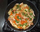 豚肉野菜炒めナポリタン風♪簡単ケチャップ作り方10写真