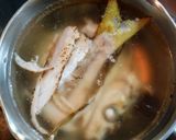 カマスのお吸い物 バーナー処理作り方5写真