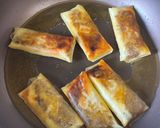 簡単！ミートチーズ春巻き作り方8写真