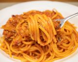 オイルサーディンの濃厚トマトソースパスタ作り方10写真